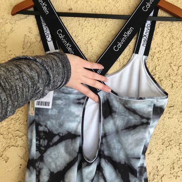 calvin klein cross back bodysuit